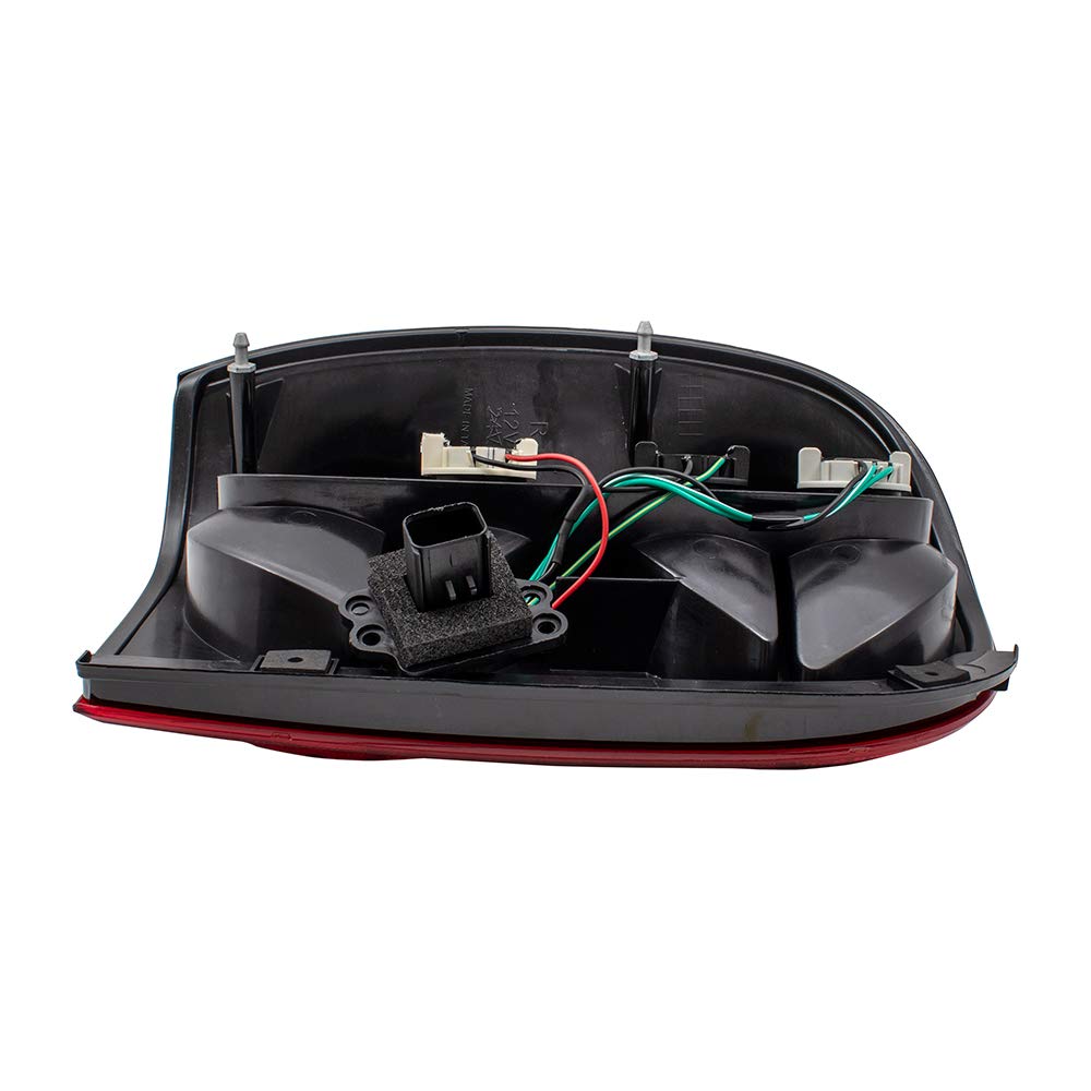 EPIC LIGHTING OE Style Replacement Rear Brake Tail Lights Assembly for 2002-2004 Jeep Liberty - Compatible with Part Numbers CH2800149, 55155829AH, CH2801149, 55155828AH - Perfect for Off-Roading, Night Driving & Vehicle Customization