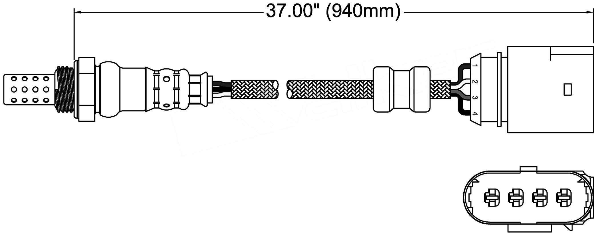 ACDelco Professional 213-3092 Heated Oxygen Sensor - Compatible with GM Vehicles - Improves Fuel Efficiency & Engine Performance - Perfect for Engine Maintenance & Emissions Control