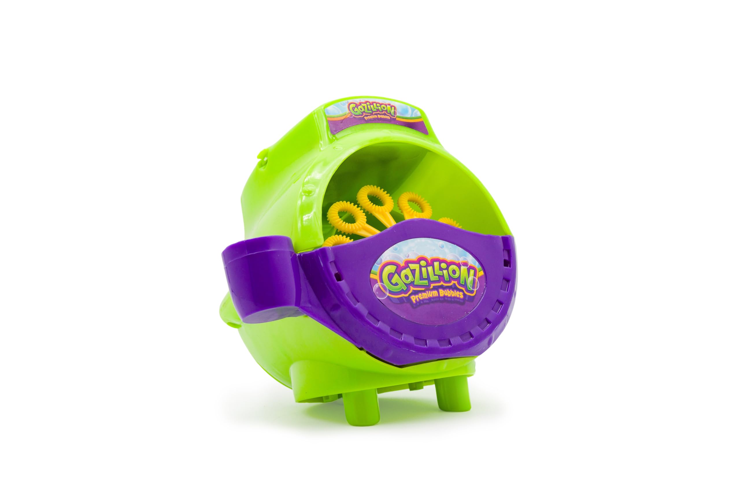 Gazillion Bubbles Hurricane Bubble Machine - Portable Bubble Blower for Kids with 4oz Solution - Outdoor Party & Backyard Fun Toy for Ages 3+ - Perfect for Birthday Parties, Park Play & Summer Activities