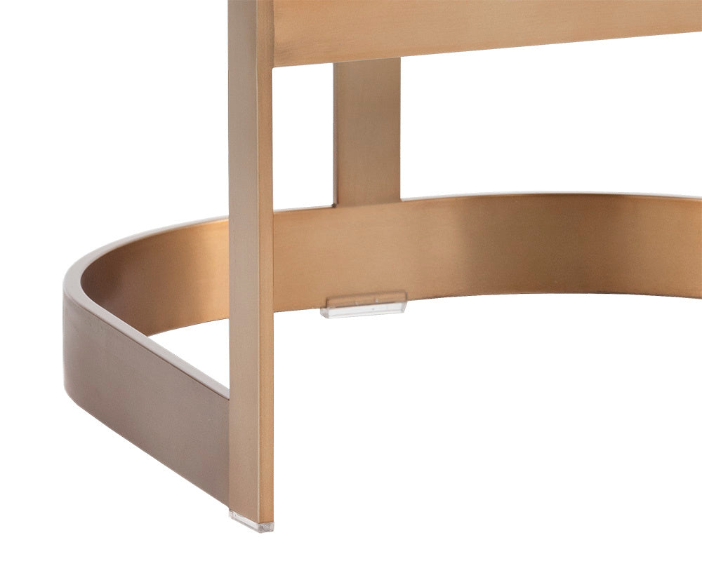 Beaumont Counter Stool - Modern Kitchen Bar Stools with Back Support, Adjustable Height for Breakfast Nook, Kitchen Island & Home Bar - Set of 1, 2 or 4 - Comfortable & Stylish Dining Seating