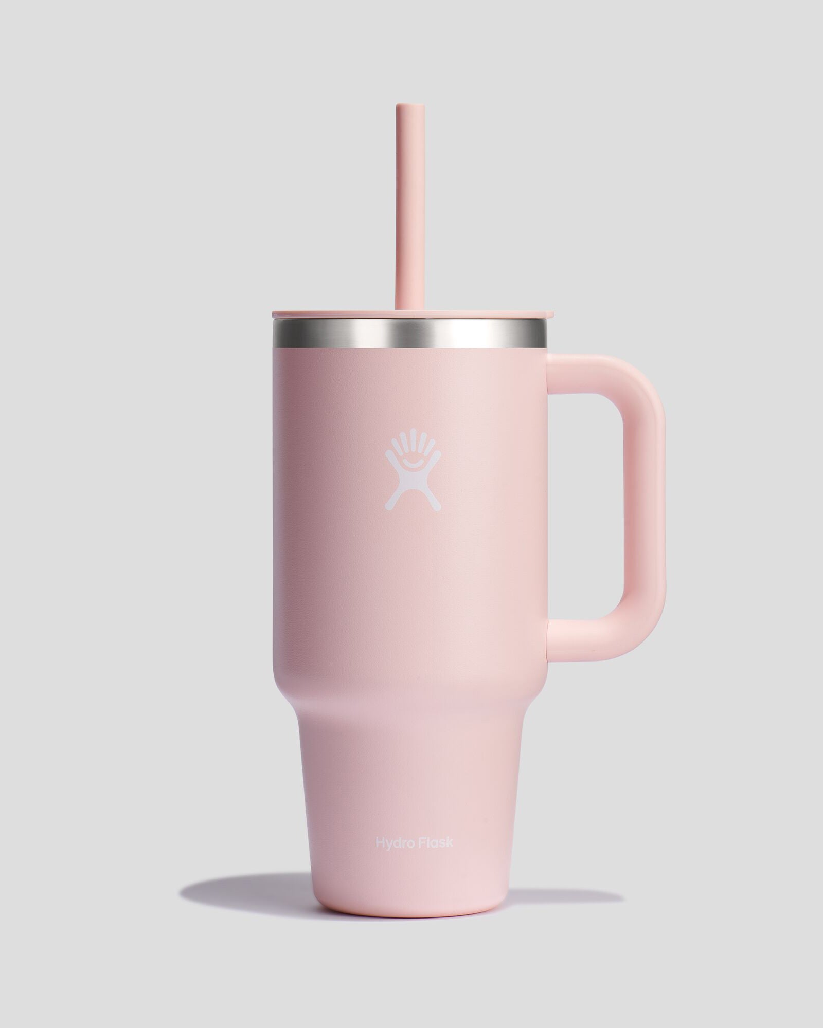 Hydro Flask 32 oz Travel Tumbler with Straw - Insulated Stainless Steel Water Bottle for Hot & Cold Drinks - Perfect for Hiking, Camping and Office Use - Trillium Color
