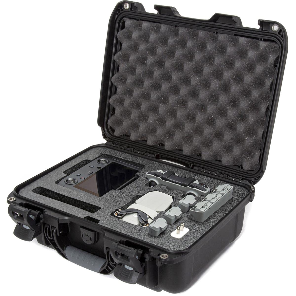 Nanuk 920 Waterproof Hard Case with Custom Foam Insert for DJI Mavic Mini 2 & Smart Controller - Black | Protective Travel Storage for Drone Accessories & Electronics
