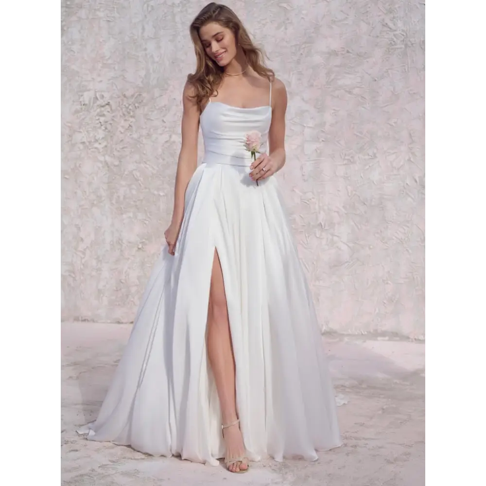 Maggie Sottero Scarlet Lace Wedding Dress - Elegant A-Line Gown for Brides, Church Ceremony & Formal Reception
