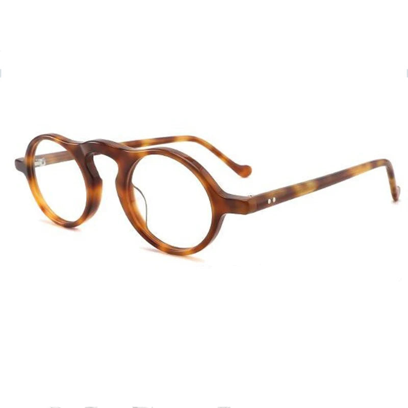 CCspace Unisex Full Rim Oval Acetate Eyeglasses 300316 - Lightweight & Durable Frame for Men & Women - Perfect for Reading, Work, and Everyday Fashion
