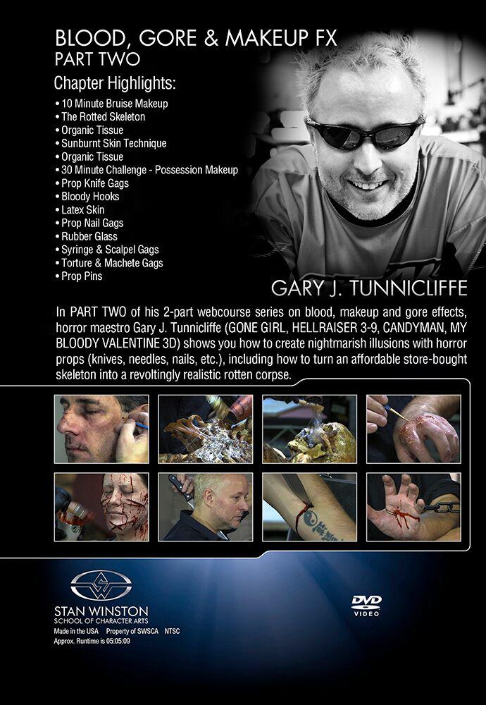 Stan Winston Studio Blood, Gore & Makeup FX DVD - Professional Special Effects Tutorial for Horror & Halloween Makeup Artists - Perfect for Film Studios, Theater Productions & Cosplay Events