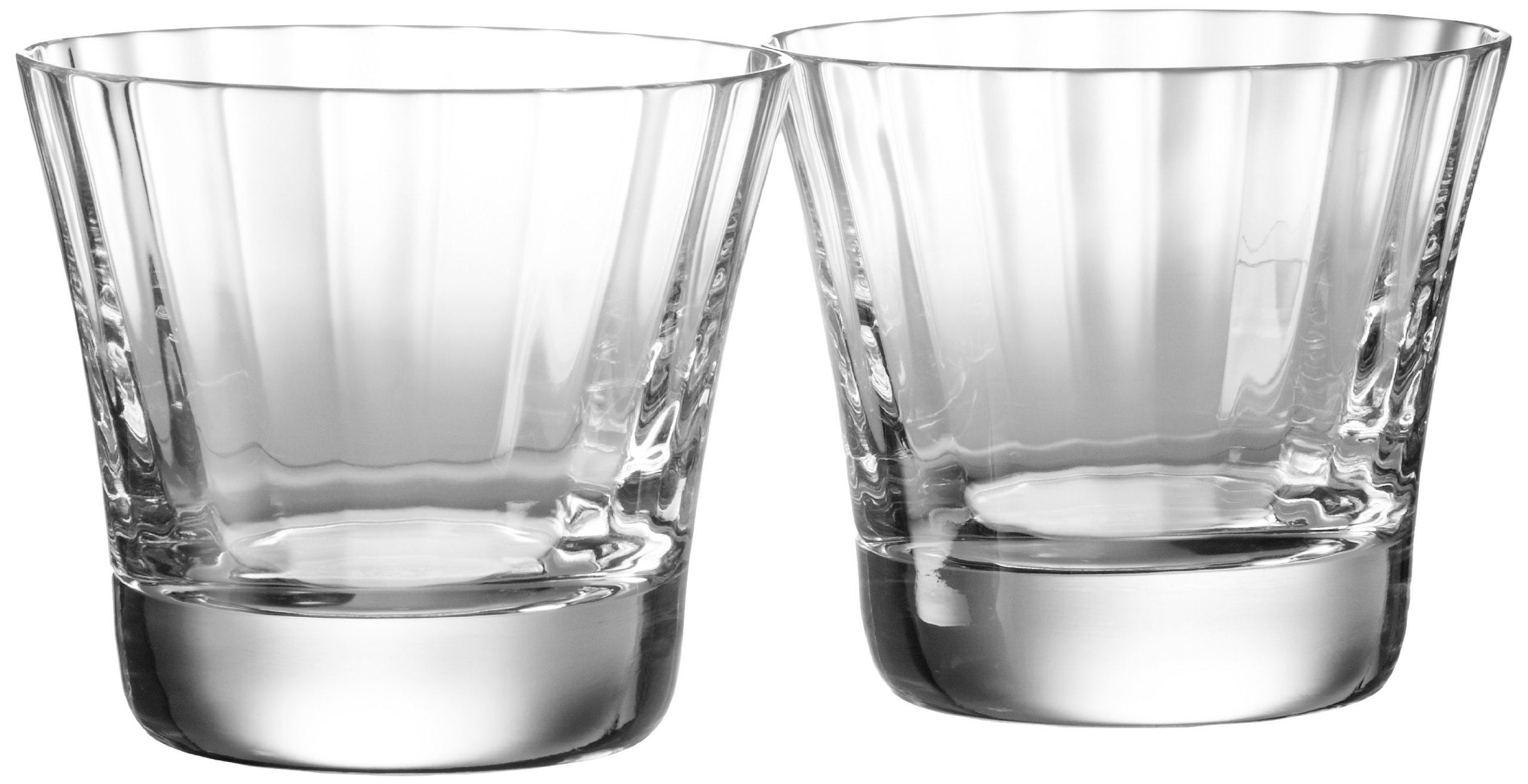 Premium Baccarat Mille Nuits Crystal Tumbler Glasses Set of 2 - Elegant No.3 Design for Cocktails, Whiskey & Home Bar Decor
