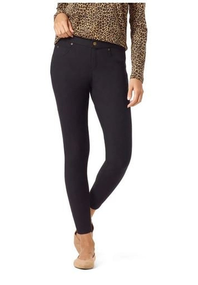 HUE Ultra Soft Fleece Lined Denim Leggings for Women - Stretchy Winter Warm Jeggings - Perfect for Cold Weather, Yoga & Casual Outfits