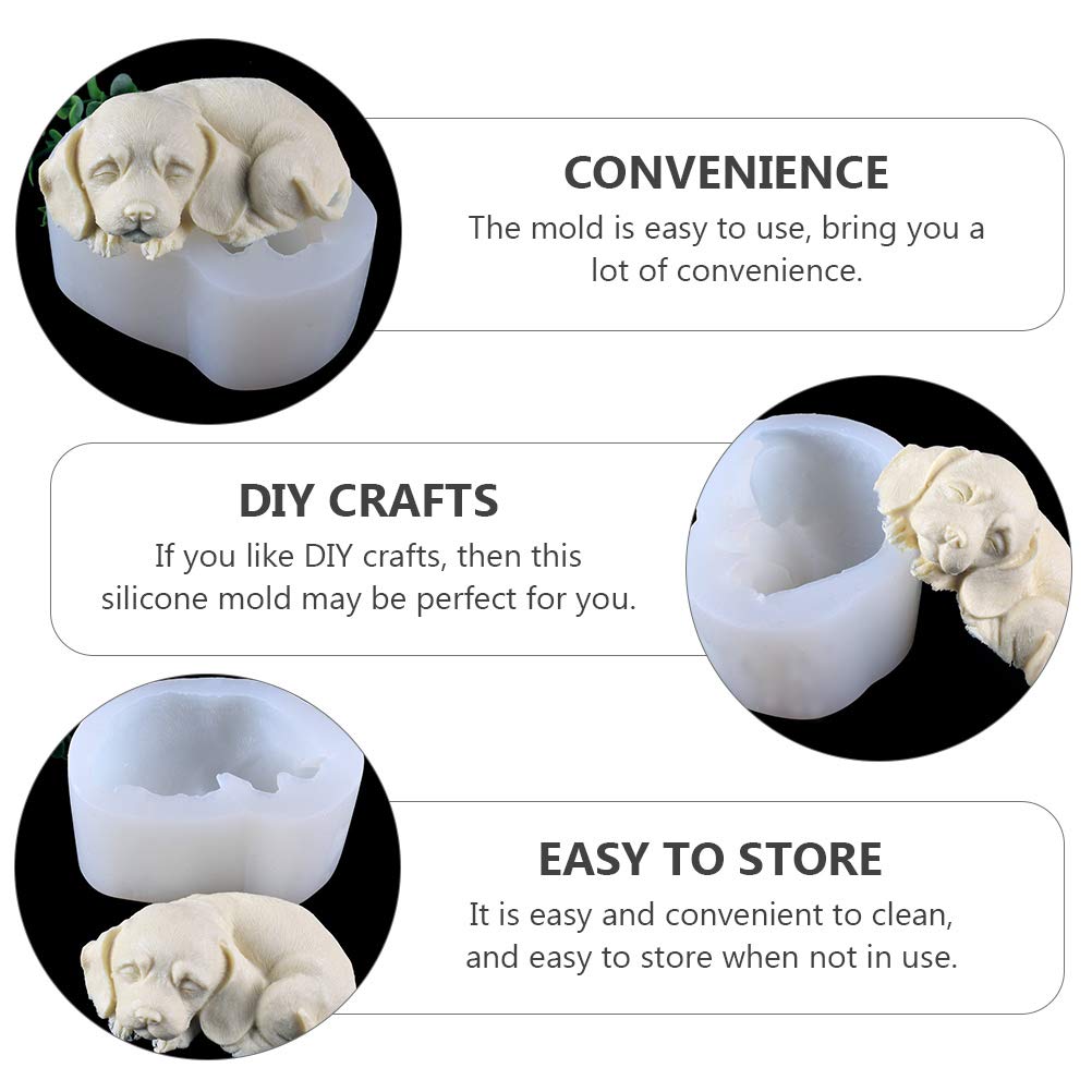 Dog-Shaped Silicone Mold for Chocolate Cake Baking, Epoxy Resin Jewelry & DIY Mousse Cake Decorations - Perfect for Homemade Desserts, Candy Making, and Handcrafted Accessories