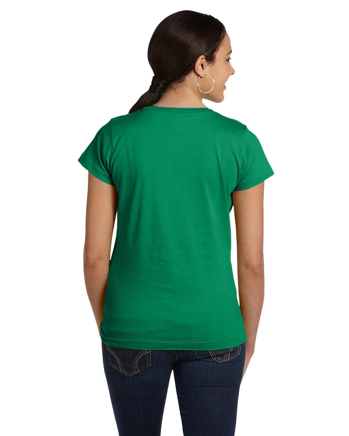 LAT Apparel 3516 Women's Soft Fine Jersey T-Shirt - Comfortable Casual Basic Tee for Everyday Wear, Workout & Layering