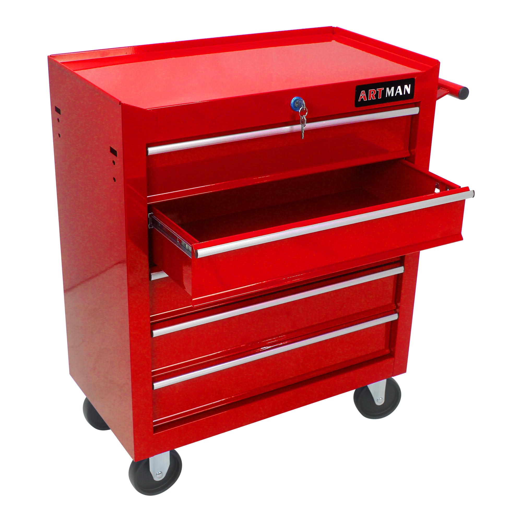 5-Drawer Rolling Tool Cart - Mobile Tool Storage for Garage & Workshop