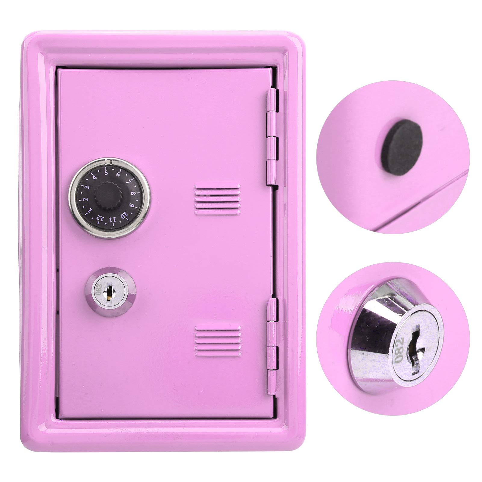 Kids Piggy Bank - Metal Money Box with Lock for Children | Secure Cash Storage & Savings Toy | Perfect for Birthday Gifts, Allowance Saving & Financial Education
