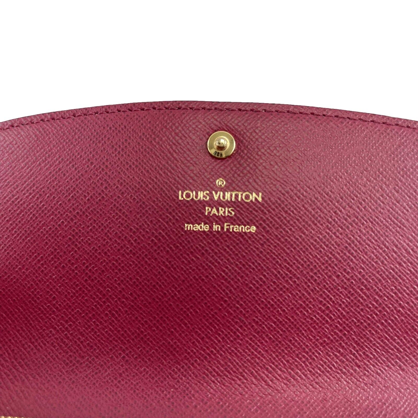 Louis Vuitton Emilie Wallet - Monogram Canvas in Fuchsia Pink | Luxury Women's Wallet for Everyday Use & Fashion Accessories