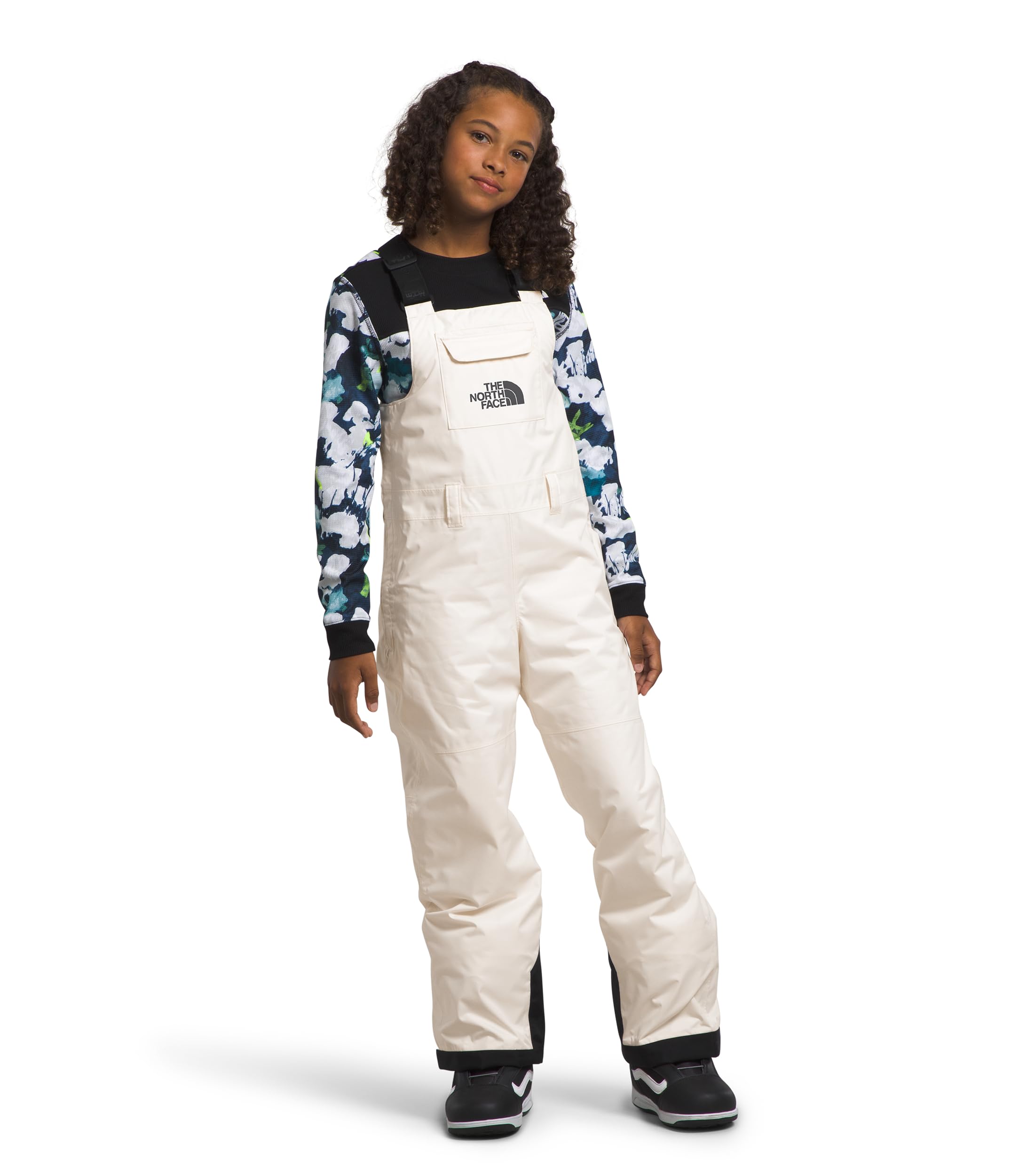 THE NORTH FACE Teen Insulated Bib - Gardenia White XXL for Winter Sports