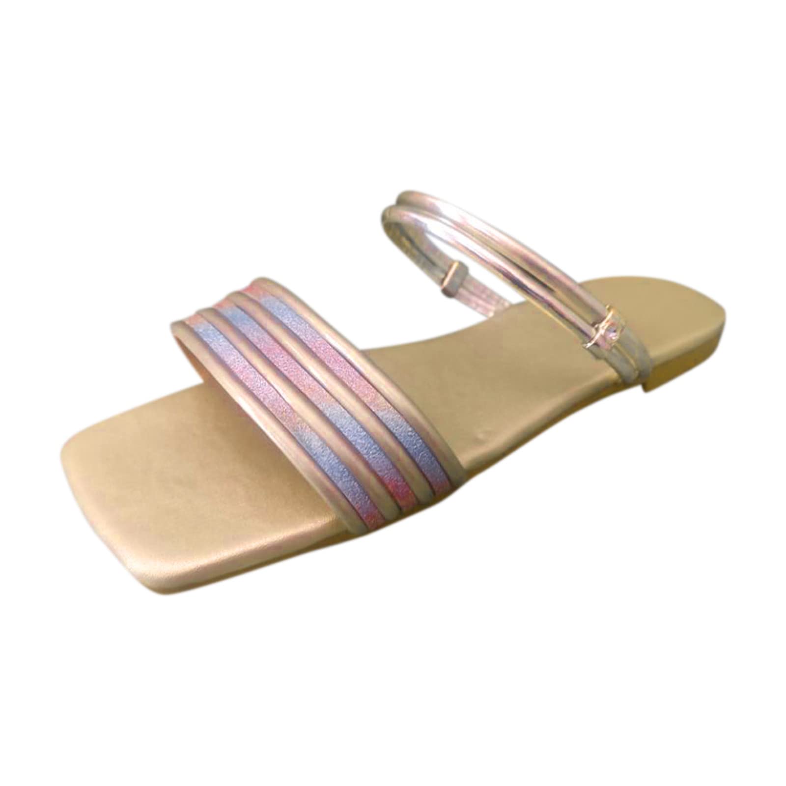 AYASO Women's Summer Mule Slippers - Breathable Open-Toe Slides for Women - Comfortable House Shoes for Indoor/Outdoor Wear at Home, Beach & Poolside