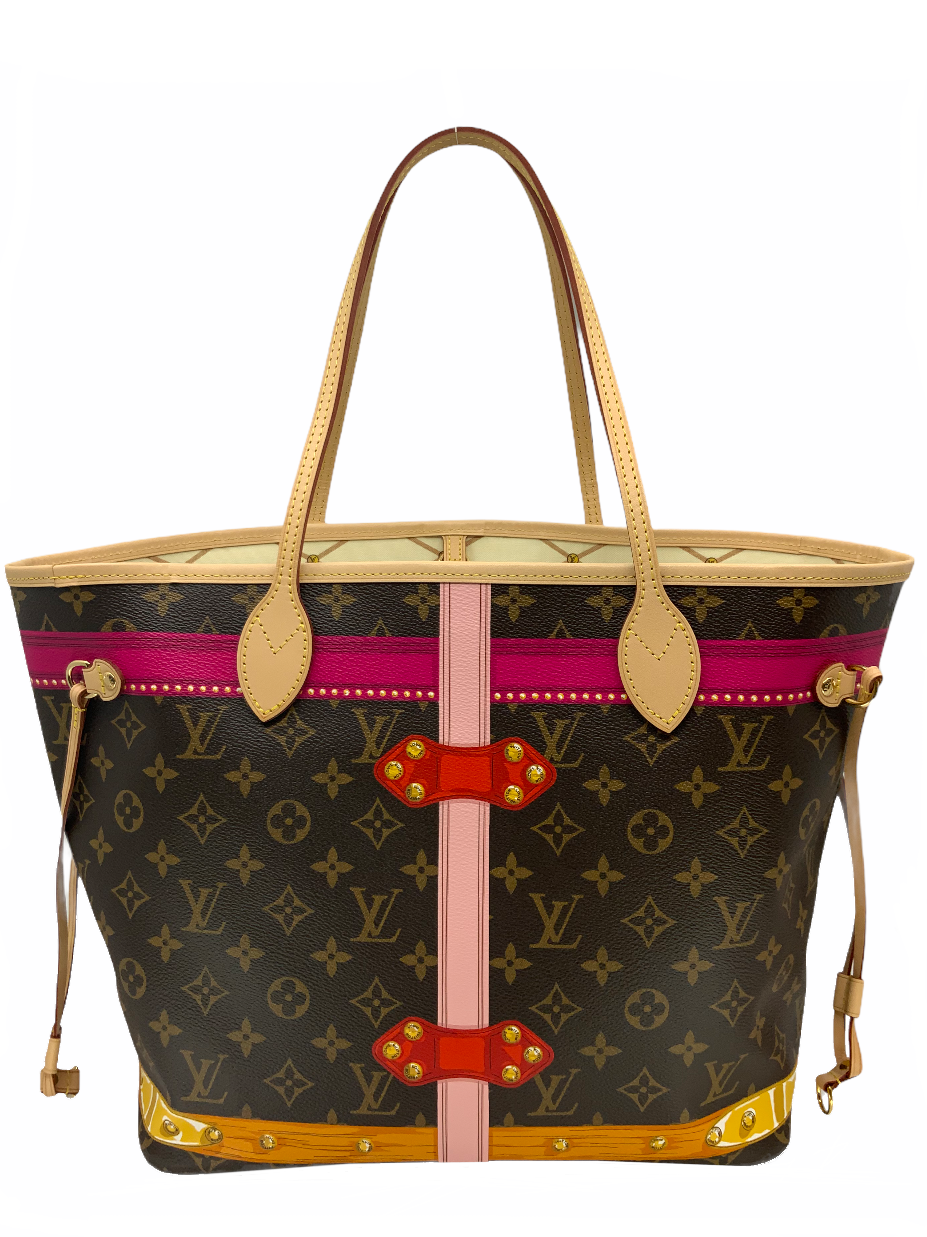Authentic Louis Vuitton Neo Neverfull MM Tote Bag - Summer Collection 2024 | Luxury Designer Handbag for Women | Perfect for Travel, Work & Everyday Use