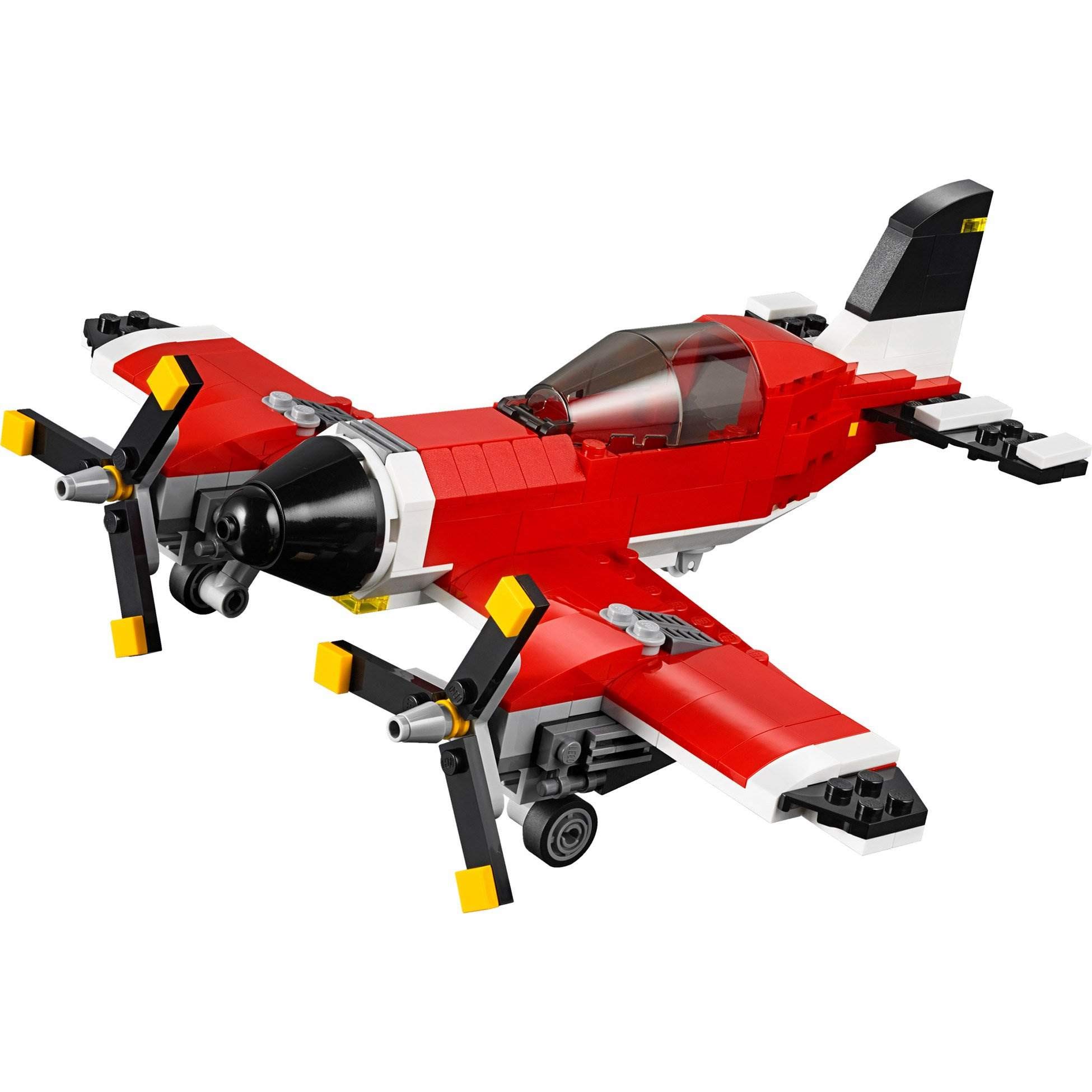 LEGO Creator Propeller Plane 31047 Building Kit - 3-in-1 Model Airplane Toy for Kids & Adults - Creative Construction Vehicle Set for Play & Display - Perfect for Birthday Gifts & Aviation Enthusiasts