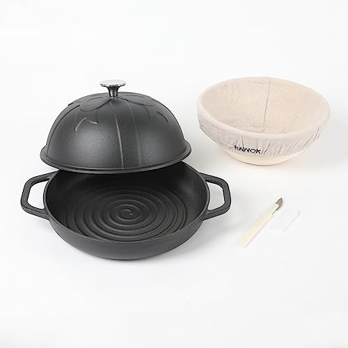 Black with Proofing Basket