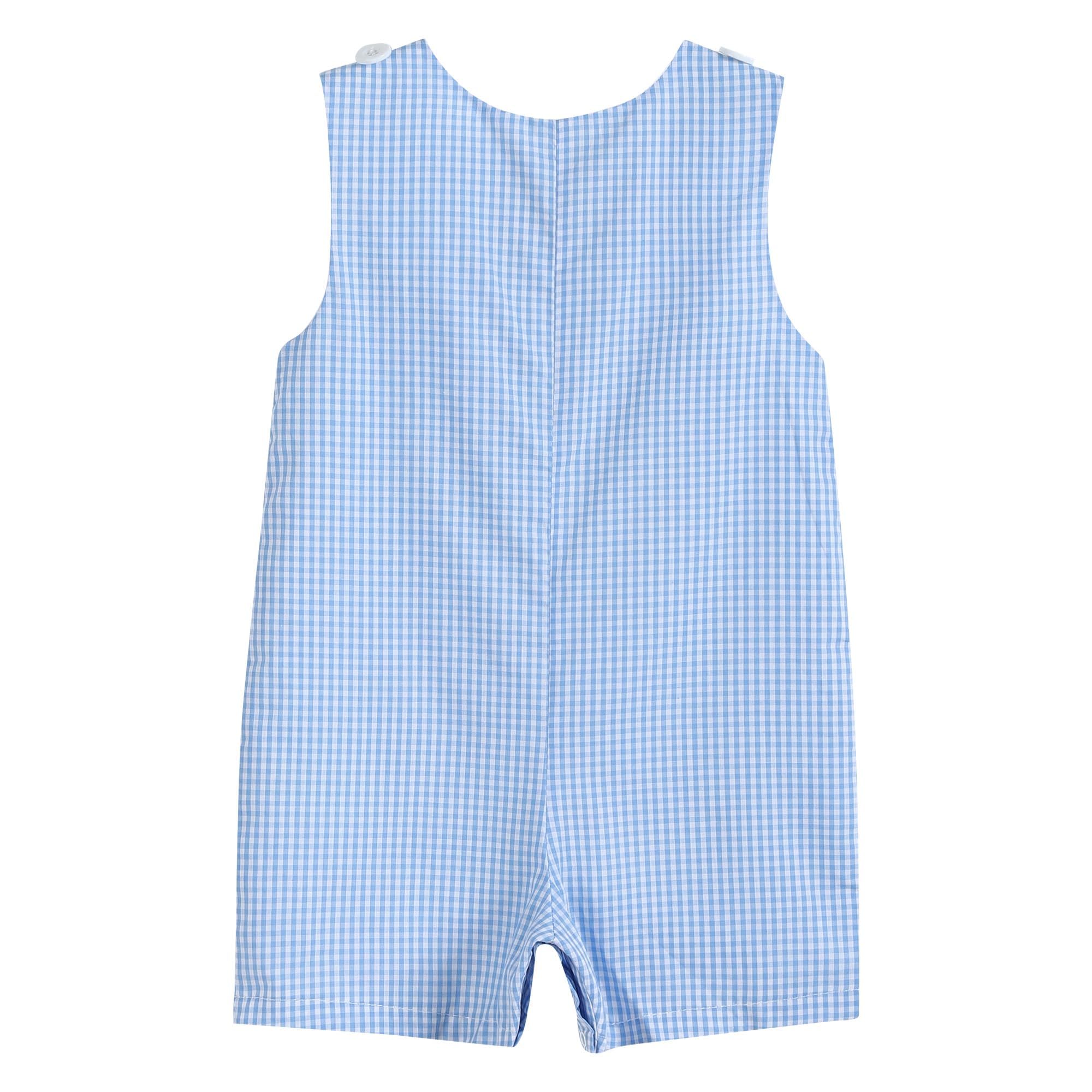 **Boys' Baby and Toddler Applique Shortall Overalls Romper - Cute & Comfortable Outfit for Playtime, Daycare, and Summer Adventures**