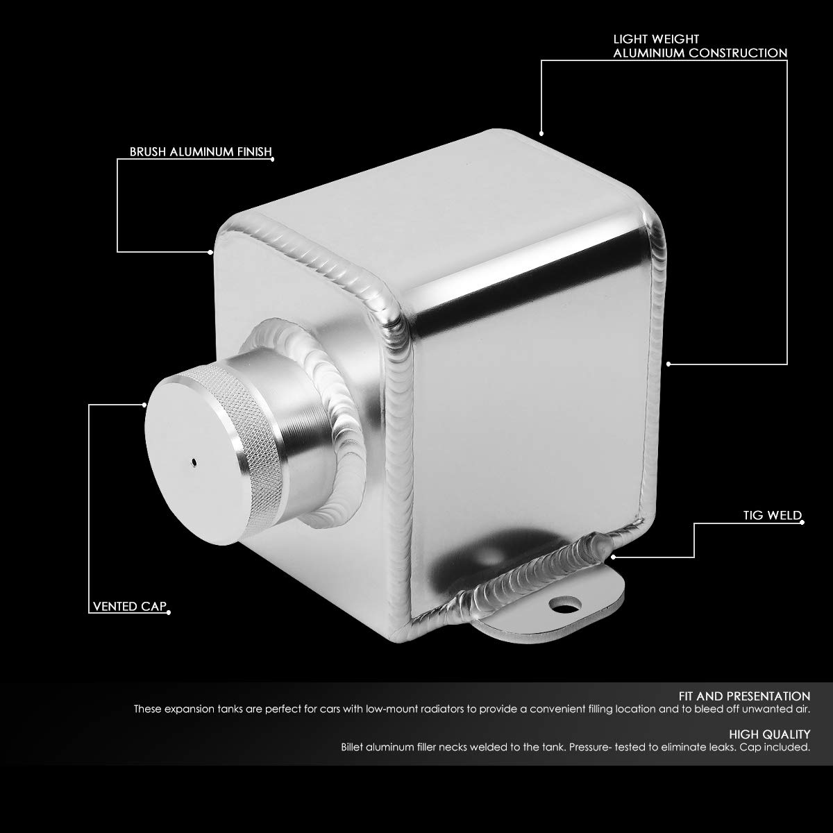 DNA MOTORING TANK-CLU-001 MT Manual Transmission Aluminum Clutch Master Cylinder Reservoir Tank - High Performance Upgrade for Off-Road & Racing Vehicles