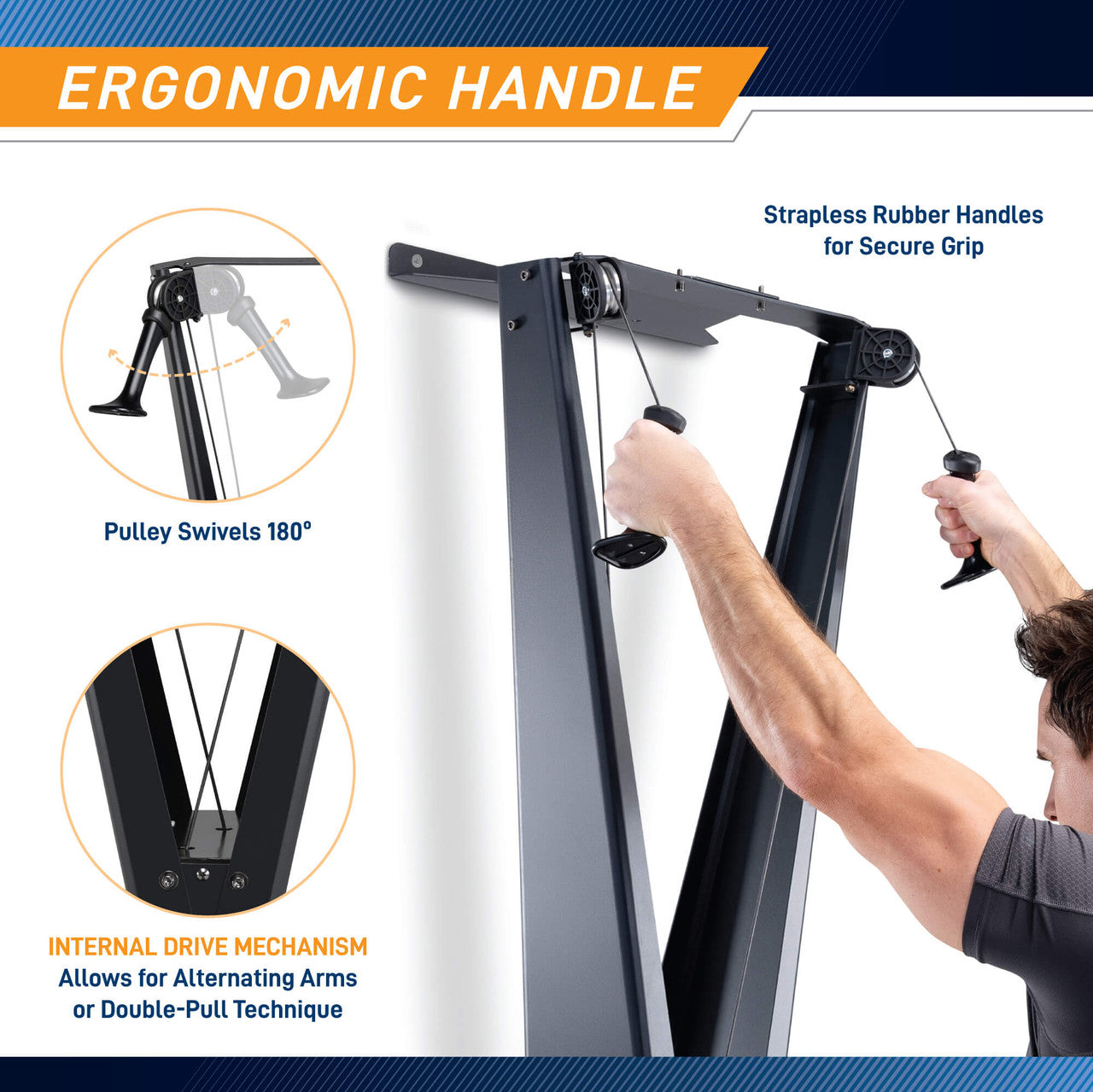 Marcy Cross Country Ski Trainer NS-0357 | Indoor Ski Exercise Machine for Home Workouts | Perfect for Winter Training & Fitness