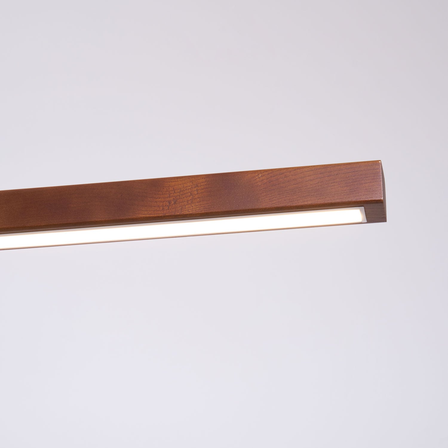 Modern Linear Wooden Pendant Light - Sleek Scandinavian Style Wood Chandelier for Kitchen Island, Dining Room & Living Room Lighting