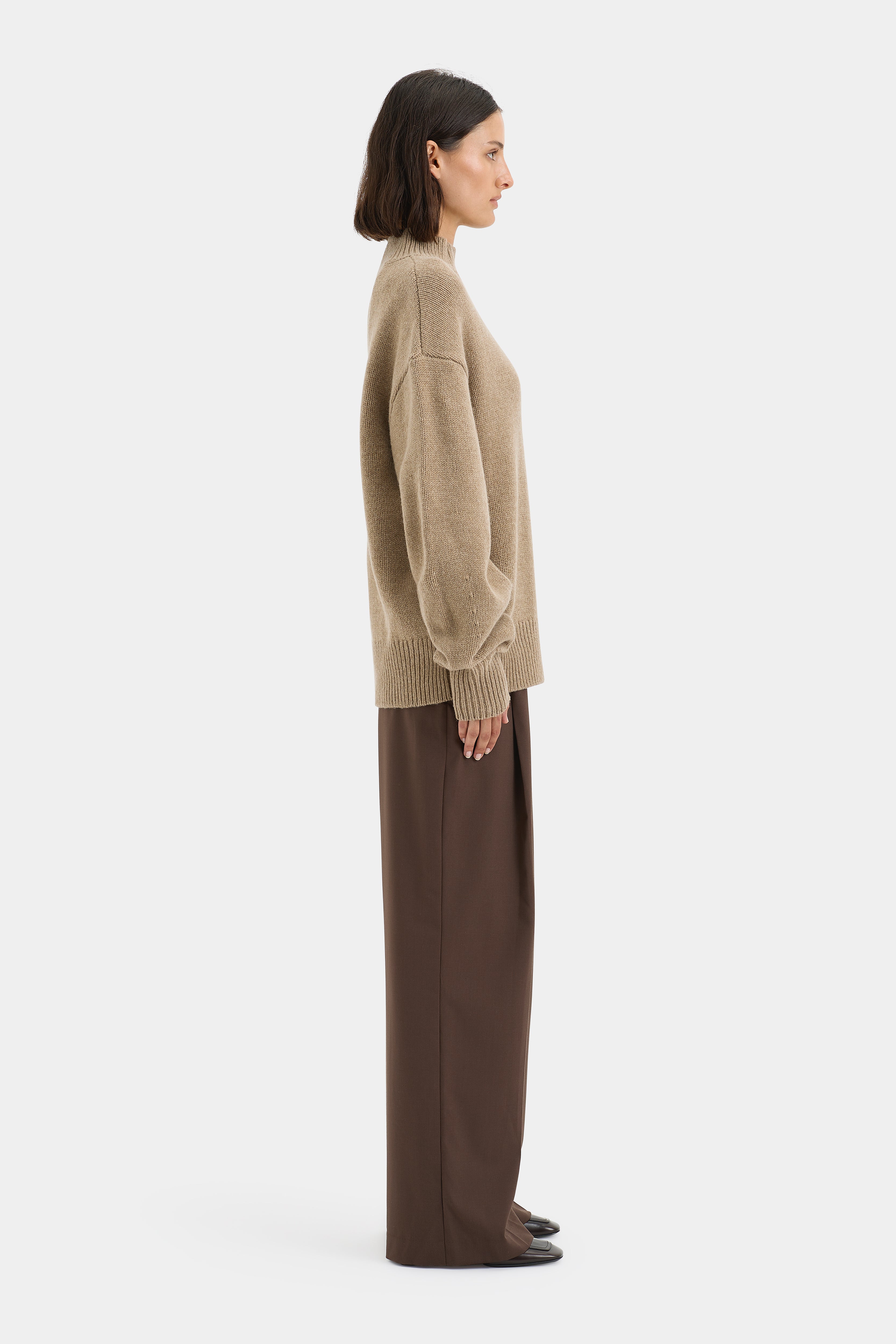 Teatro Oversized Sweater Women's Cozy Knit Pullover - Perfect for Fall Layering, Casual Outfits & Coffee Dates