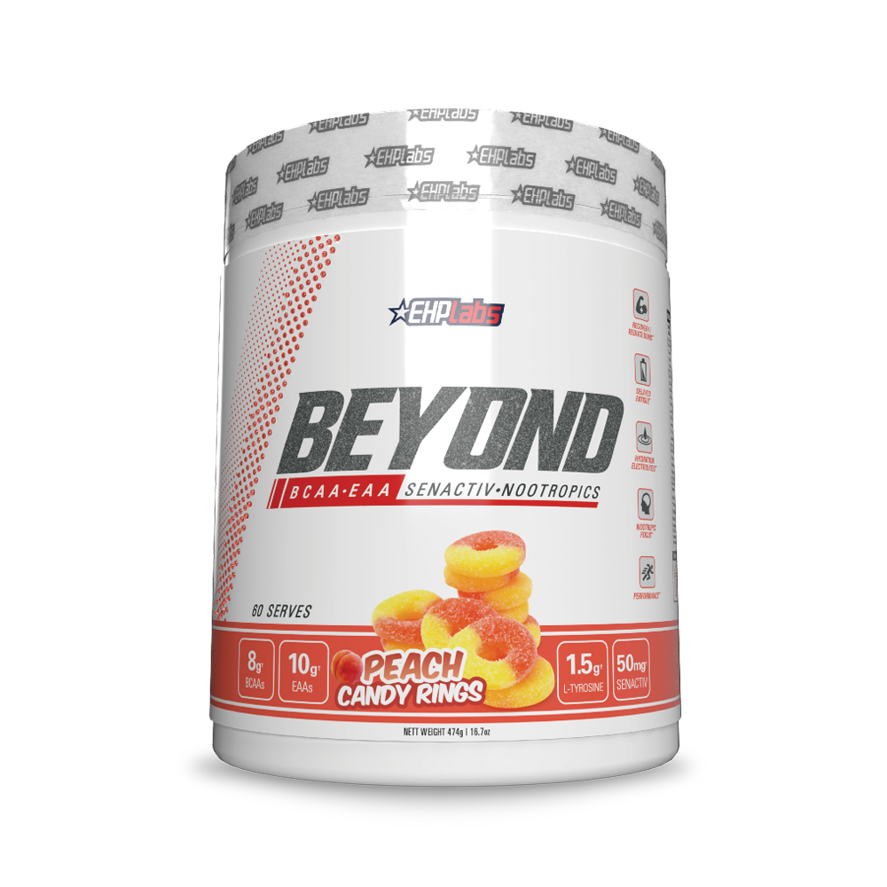 EHP Labs Beyond BCAA+EAA Intra Workout Supplement Powder - 580g (60 Servings) for Muscle Recovery & Endurance | Pre & Post Workout Drink for Athletes & Fitness Enthusiasts