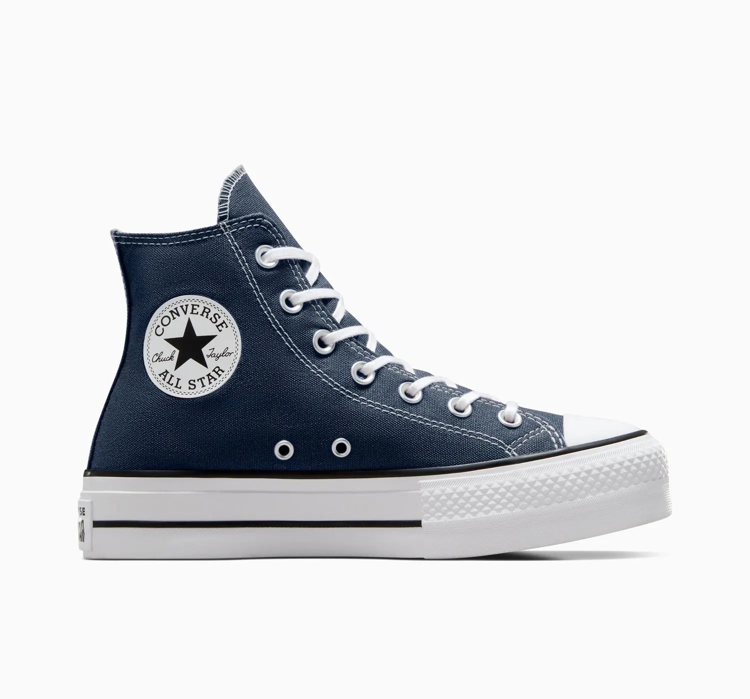 Converse Women's Chuck Taylor Lift Navy Sneakers - Comfortable Casual Shoes for Everyday Wear, Walking & Street Style