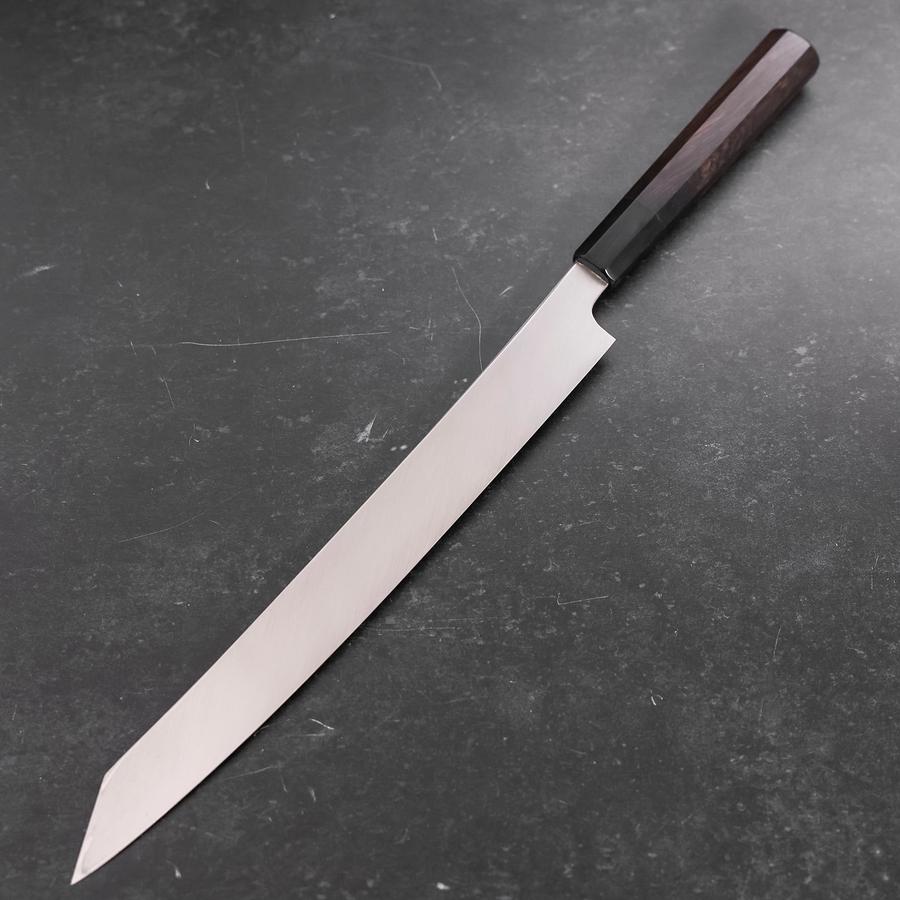Premium Yanagi Kiritsuke Knife - VG-10 Stainless Steel, Mirror Polish, Buffalo Ebony Handle, 300mm - Perfect for Sushi, Sashimi & Japanese Cuisine