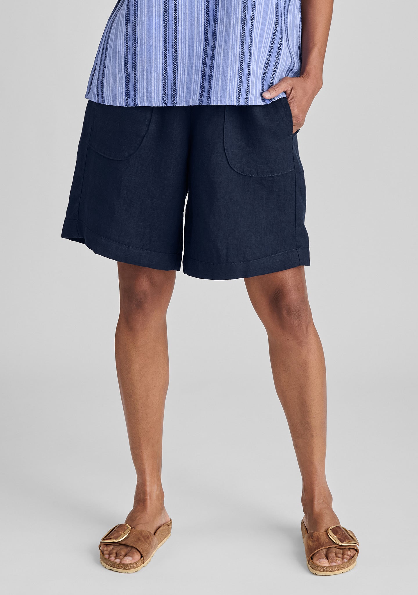 Stylish Linen Shorts for Women - Comfortable & Breathable Summer Shorts | Perfect for Beach, Vacation & Casual Outings