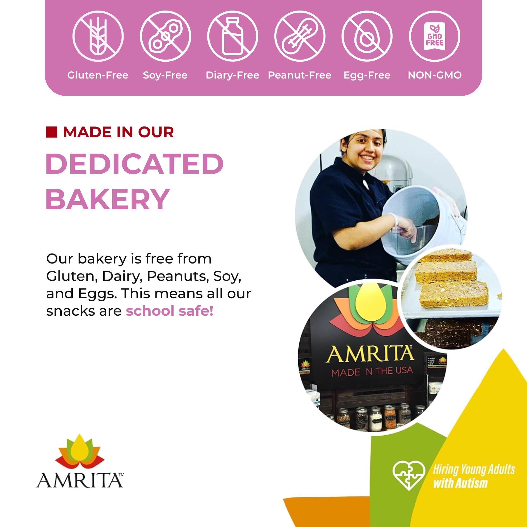 Amrita Dried Cranberries 1 lb - Sweetened with Apple Juice, Unsulfured, Gluten Free, Non-GMO, No Preservatives | Resealable Bag for Freshness | Perfect for Healthy Snacks, Salads, Baking & Trail Mix | Great for On-the-Go, Lunch Boxes & Dessert Toppings