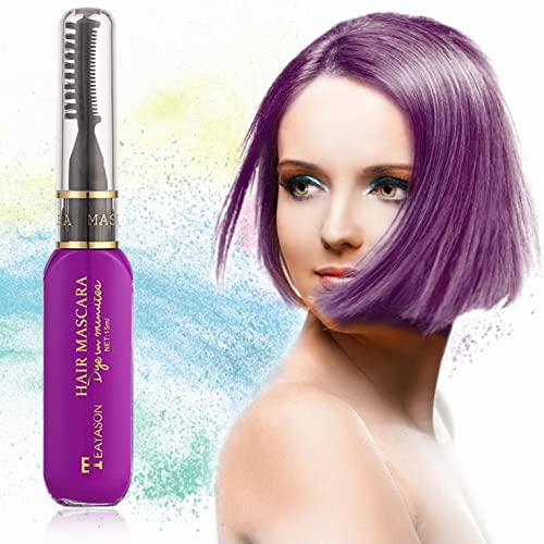 Temporary Hair Dye Spray for Kids & Adults - Washable Hair Color Chalk & Mascara for Instant Highlights | Perfect for Halloween, Cosplay, Parties & DIY Styling