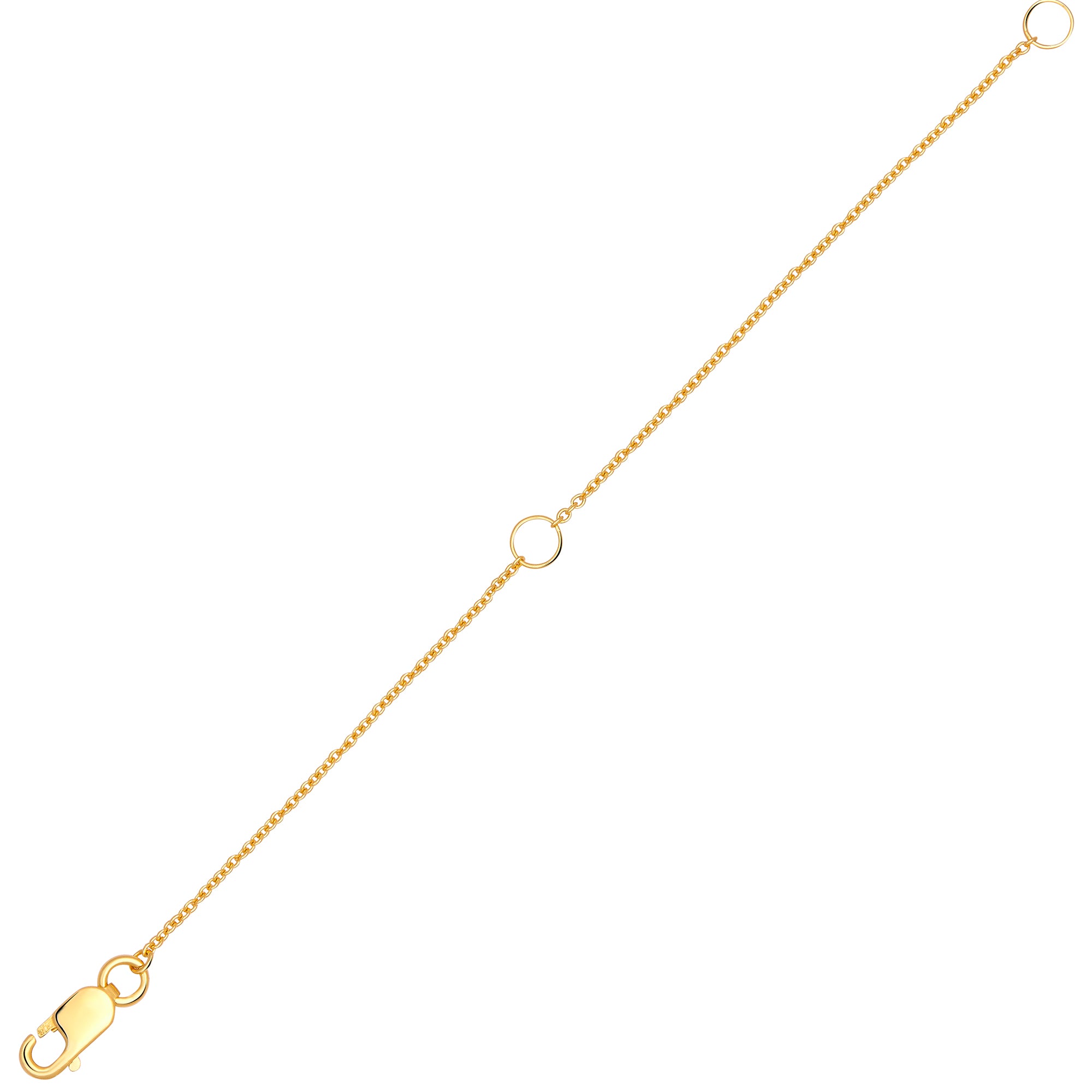 10cm Adjustable Necklace Extender Chain - Gold & Silver Extender for Pendants & Charms - Perfect for Layering Jewelry & Customizing Necklace Length