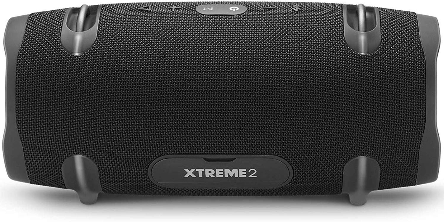 JBL Xtreme 2 Portable Wireless Bluetooth Speaker - Waterproof, 15-Hour Playtime, Dual Passive Radiators (Black) - Perfect for Outdoor Adventures, Pool Parties & Beach Trips