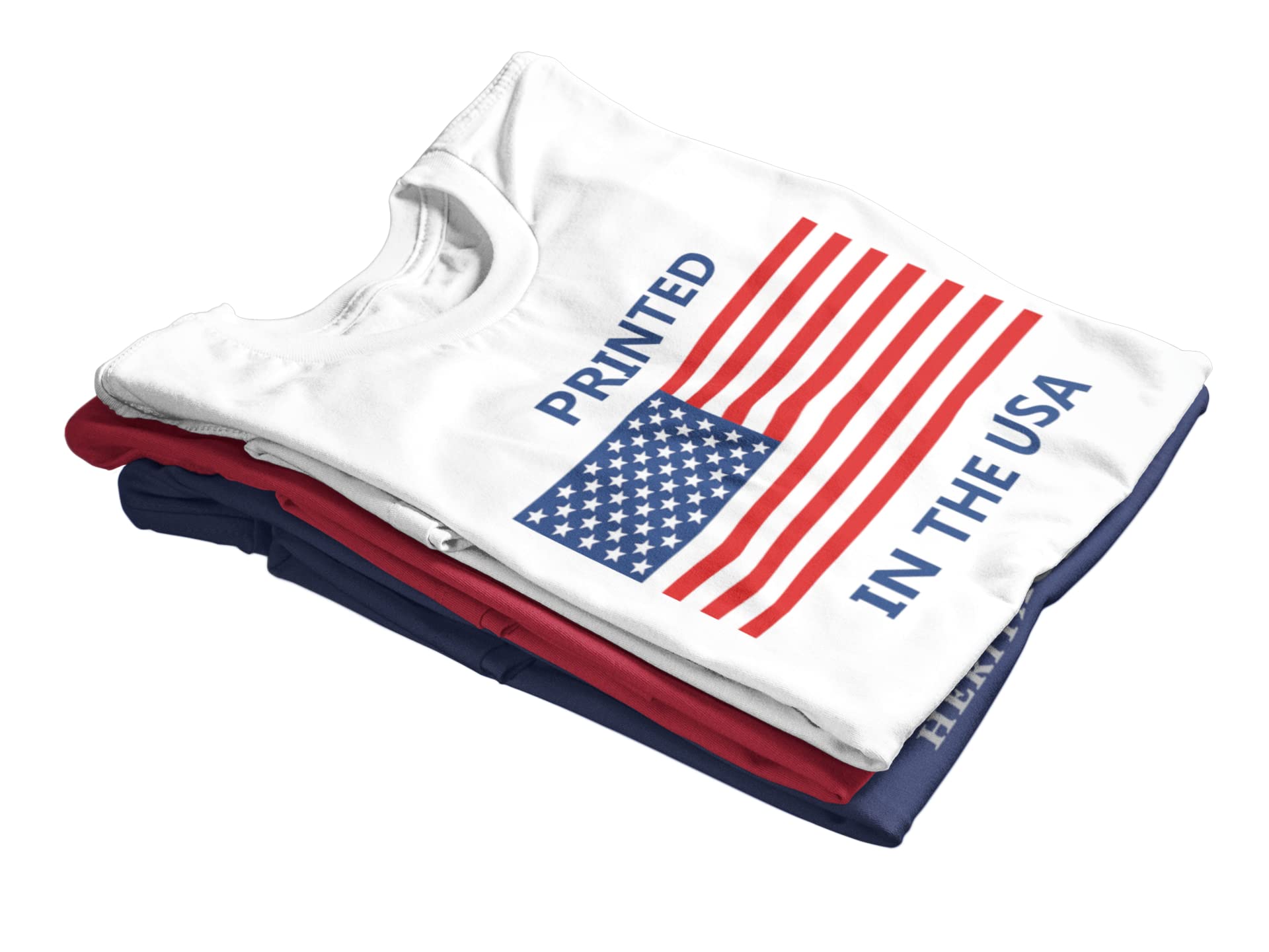Men's Patriotic American Flag Wolf Howling at Moon Graphic T-Shirt - Wolves Not Sheep Design - Perfect for 4th of July, Veterans Day & Patriotic Events