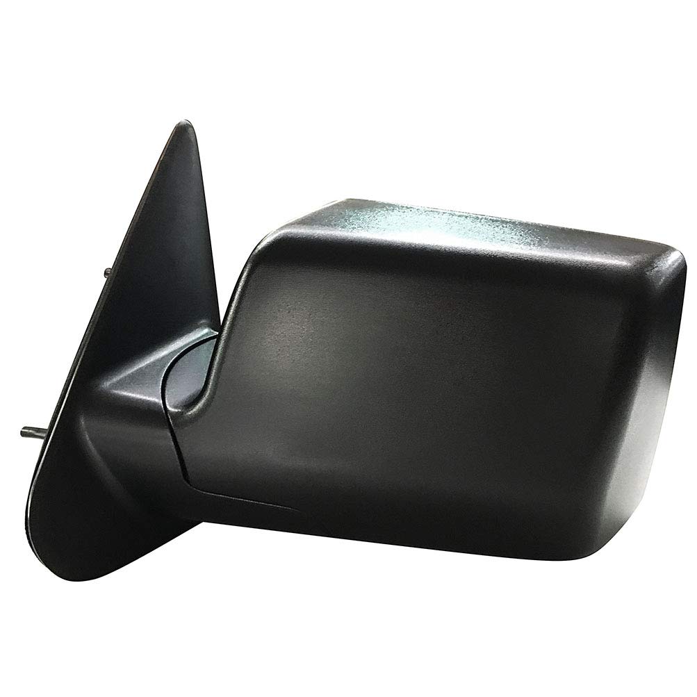 Black Manual Folding Non-Heated Driver Side Mirror Compatible with 2006-2011 Ford Ranger - Left Side View Replacement Mirror with Textured Surface & Manual Adjustment - Perfect for Parking, Tight Spaces & Off-Road Adventures
