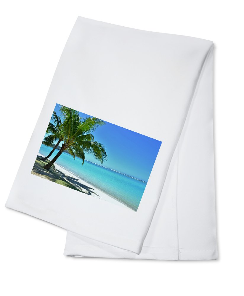Guam Beach Scene 100% Cotton Tea Towel - Decorative Kitchen & Bath Hand Towel for Coastal Home Decor - Dish Drying, Gift Giving & Tropical Themed Accents - Perfect for Beach Houses, Vacation Rentals & Coastal-Inspired Kitchens