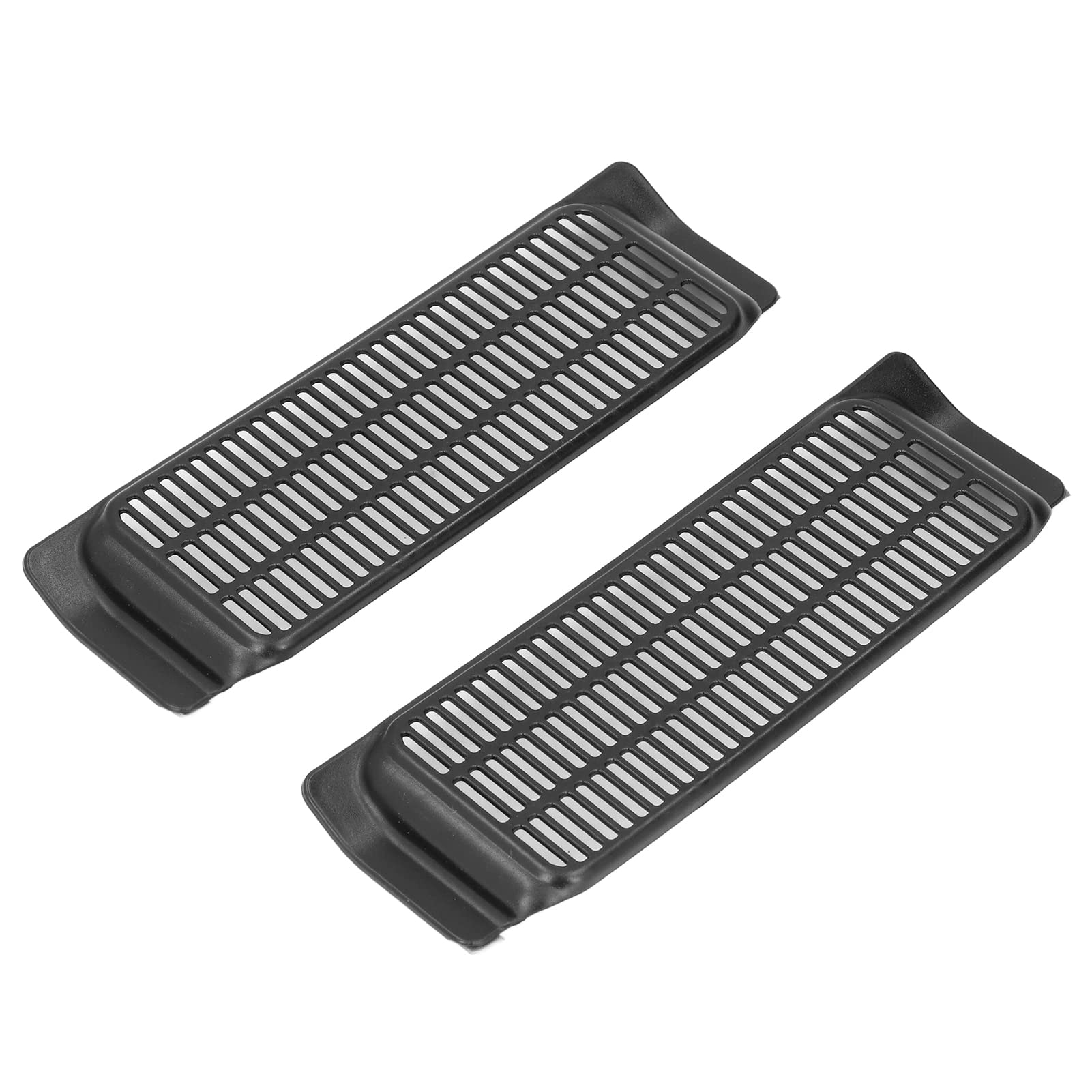 ABS Backseat Air Condition Outlet Grill - Odorless Matte Black Rear Seat Air Vent Cover for Cars | Improve Cabin Airflow & Comfort