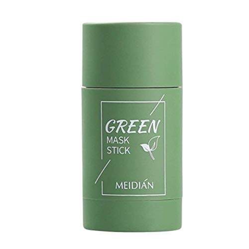 ENFLNI Green Tea Purifying Clay Stick Mask - Oil Control, Deep Cleansing & Blackhead Remover for Acne Prone Skin - Face Moisturizer with Pore Minimizing Effect - Improves Skin Texture for Women - Perfect for Daily Skincare & Post-Workout Deep Cleansing