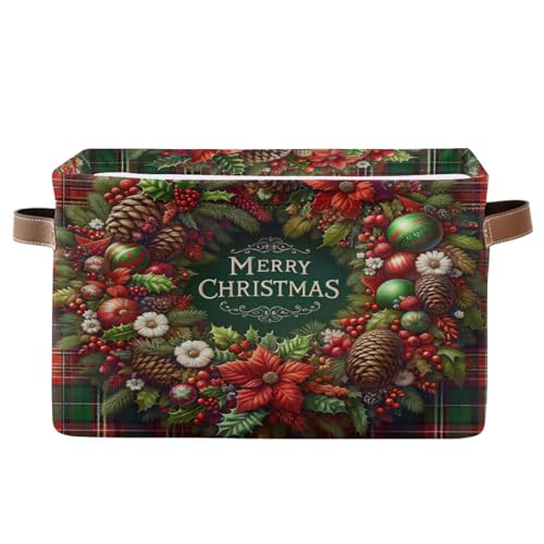 Plaid Christmas Wreath