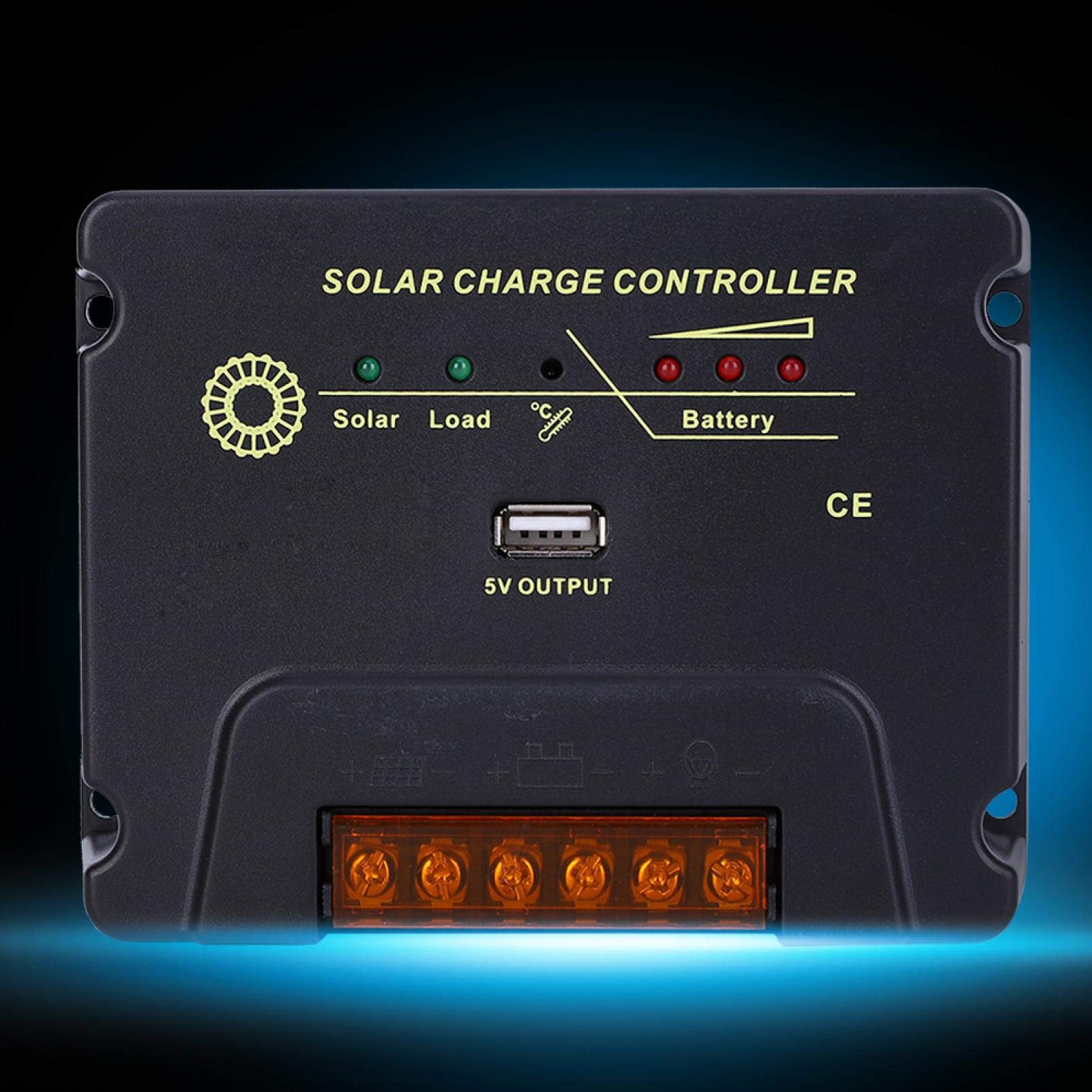 MPPT Solar Charge Controller - High Efficiency Single Chip Control for Home & Factory Use | Reliable & Strong Adaptability | Perfect for Off-Grid Power Systems & Solar Panel Kits
