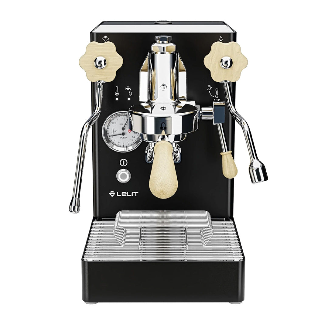Lelit Mara X Black Espresso Machine (V2) - Professional Home Coffee Maker with PID Temperature Control - Perfect for Espresso, Cappuccino & Latte Lovers