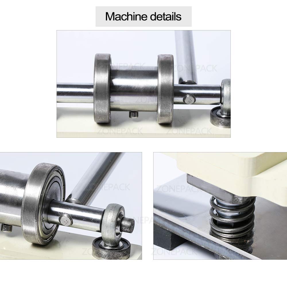 Premium Manual Leather Die Cutting Press Machine - Heavy Duty Paper Cutter with Dual Guiding Shafts for Leather Embossing & Crafting | Perfect for DIY Projects, Scrapbooking & Leatherworking (Suitable for Various Materials)