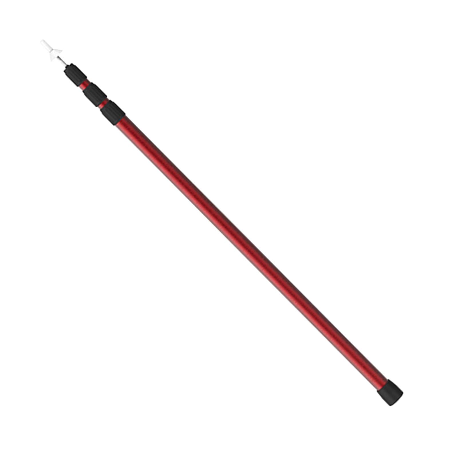 Newmind Telescoping Tent Pole - Adjustable Lightweight Tent Support Rod for Camping & Hiking | Portable Tent Accessories for Outdoor Adventures (Red)