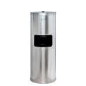 Stainless Steel Trash Can with Wipe Dispenser - Touchless Bathroom & Kitchen Waste Bin for Easy Cleaning & Hygiene