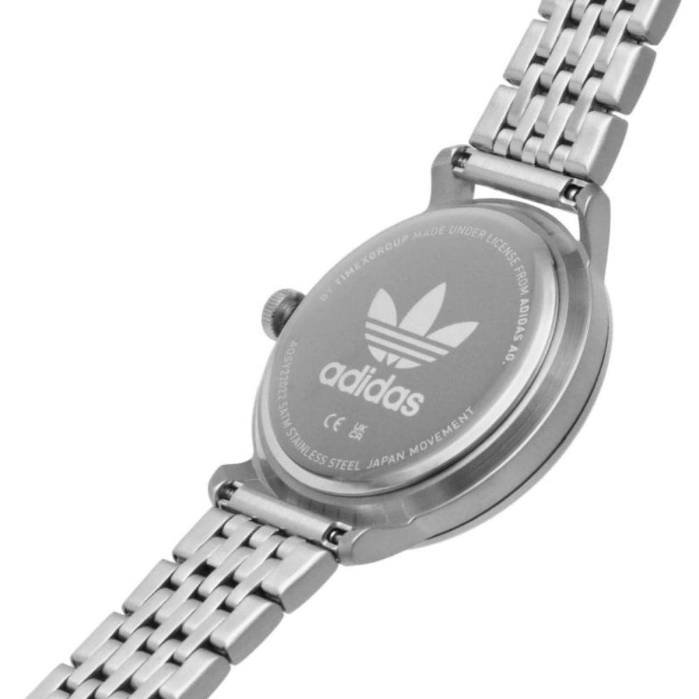 Adidas AOSY22022 Silver Stainless Steel Unisex Watch - Stylish & Durable for Men & Women - Perfect for Casual, Work & Sports Wear