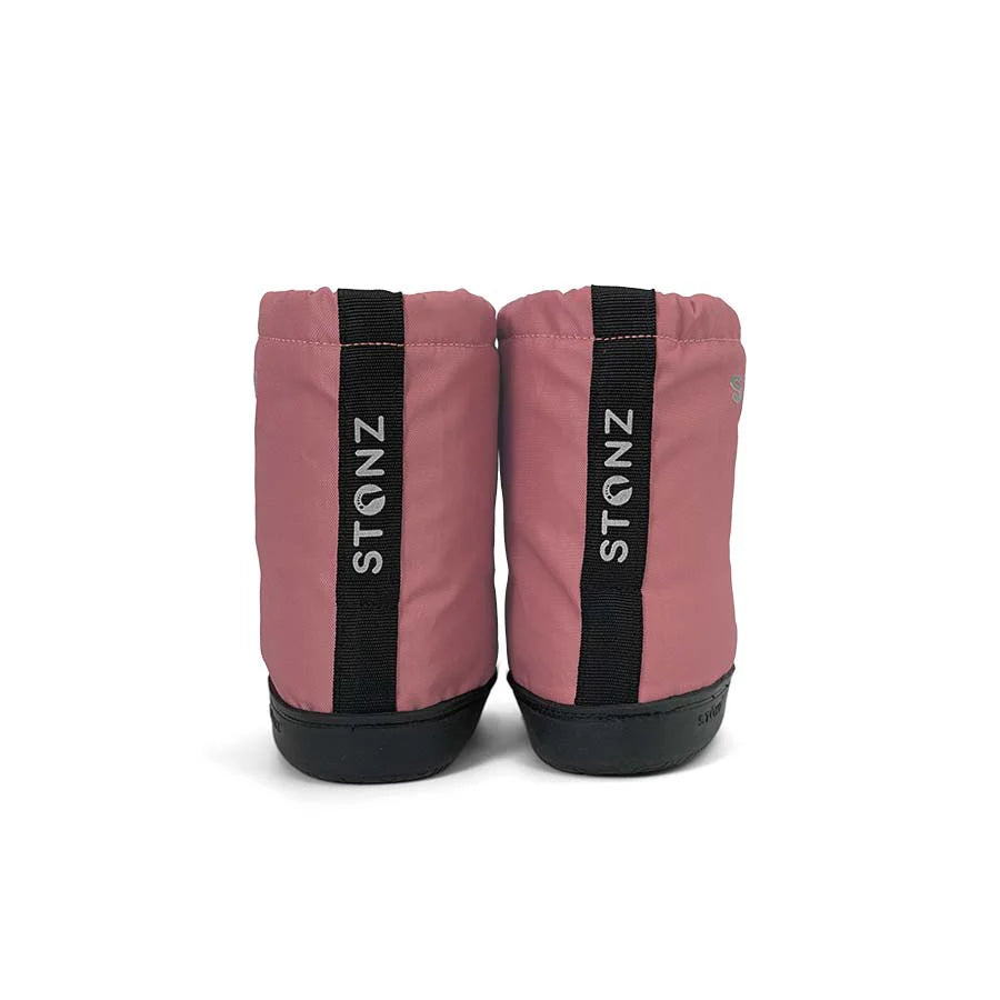 Stonz Dusty Pink Baby Booties & Toddler Booties - Warm & Waterproof Winter Shoes for Infants & Kids - Perfect for Outdoor Play, Walks & Cold Weather Adventures