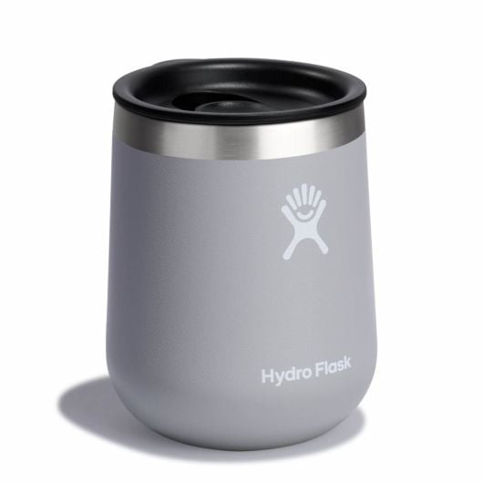 10 oz Wine Tumbler with Lid and Straw - Insulated Stainless Steel Cup for Chilled White Wine, Cocktails & Iced Coffee - Perfect for Home, Office, Travel & Outdoor Picnics