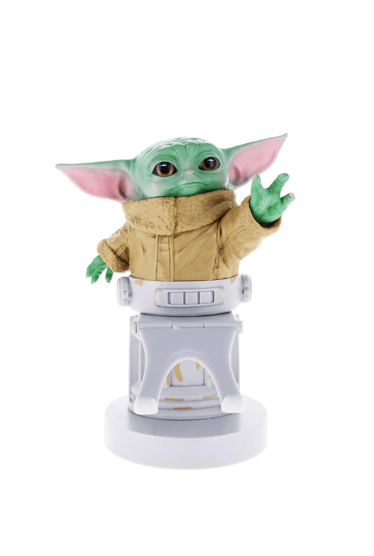 The Mandalorian The Child Star Wars Licensed Phone & Gaming Controller Holder - Cable Guys Official Device Stand with Green Figure for Mobile Gaming & Desk Organization