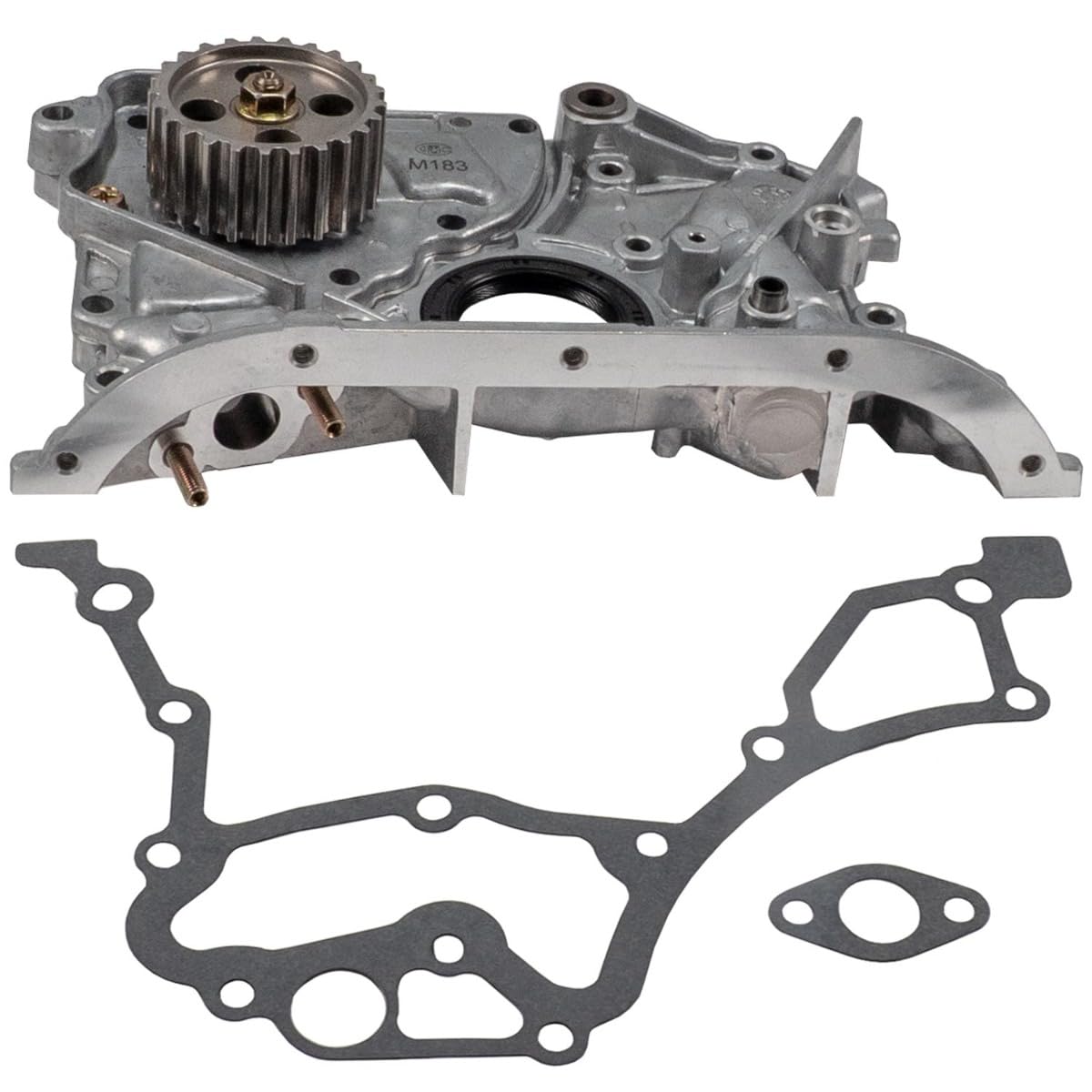 Melling M183 High Performance Engine Oil Pump - Compatible with Chevy, Ford, Dodge - Replacement for OEM 183 - Perfect for Engine Rebuilds & Performance Upgrades